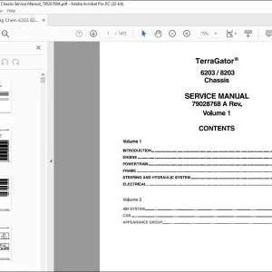 Ag Chem 6203 8203 TerraGator Chassis Service Manual_79028768A - PDF DOWNLOAD