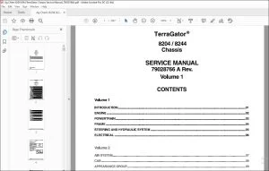 Ag Chem 8204 8244 TerraGator Chassis Service Manual_79028766A - PDF DOWNLOAD