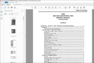 Ag Chem 864 1064 GATORTRAK 4WS Service Manual_AG727569 - PDF DOWNLOAD
