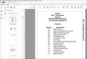 Ag Chem 984 1184 Rogator Chassis Repair Time Schedule Manual_AG334911B - PDF DOWNLOAD