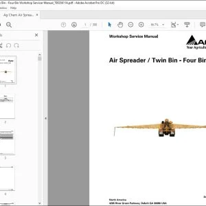 Ag Chem Air Spreader Twin Bin - Four Bin Workshop Service Manual_79035611A - PDF DOWNLOAD
