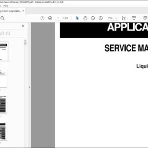 Ag Chem Applicator Liquid System Service Manual_79036467A - PDF DOWNLOAD