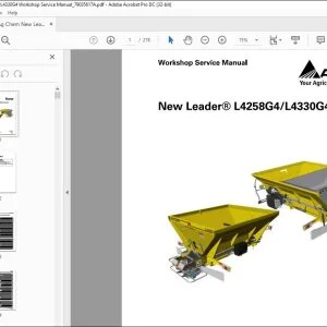 Ag Chem New Leader L4258G4 L4330G4 Workshop Service Manual_79035617A - PDF DOWNLOAD