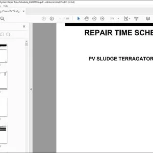 Ag Chem PV Sludge Terragator System Repair Time Schedule Manual_AG331633A - PDF DOWNLOAD