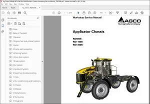 Ag Chem RG900B RG1100B RG1300B RoGator Chassis Workshop Service Manual_79035868B - PDF DOWNLOAD