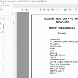 Ag Chem RG900B RG1100B RG1300B Rogator Repair Time Schedule Manual_5714671D1D - PDF DOWNLOAD