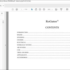 Ag Chem SS874 SS1074 SSC874 SSC1074 Sprayer RoGator Service Manual_79026388A - PDF DOWNLOAD