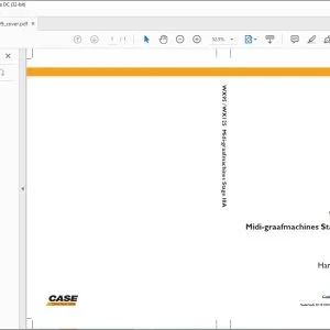 Case WX95 WX125 Midi-graafmachines Stage IIIA Gebruikershandleiding(84295899) - PDF DOWNLOAD (Dutch)