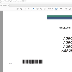 DEUTZ-FAHR AGROPLUS 75 85 95 100 UTILISATION ET ENTRETIEN - PDF DOWNLOAD
