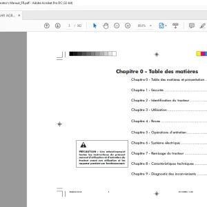 DEUTZ-FAHR AGROTRON 210 235 265 Manuel de l'opérateur - PDF DOWNLOAD