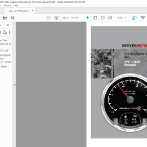 DEUTZ-FAHR Steyr Engine Interface Sei Operation Manual - PDF DOWNLOAD