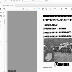 Frontier Offset Agricultural DH5410-DH5411 DH5412-DH5413-DH5414 DH5510-DH5511-DH5513-DH5514 DH5610-DH5612-DH5613-DH5615 Operator's Manual(5KB456AGMAN) - PDF DOWNLOAD
