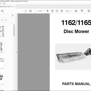 Gehl Disc Mower 1162 1165 Parts Manual(909794C) - PDF DOWNLOAD