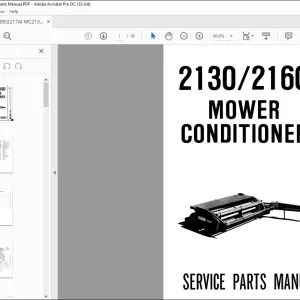 Gehl Mower Conditioner 2130 2160 Service Parts Manual(903217A)  - PDF DOWNLOAD