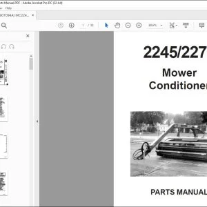 Gehl Mower Conditioner 2245 2275 PARTS MANUAL(907094) - PDF DOWNLOAD