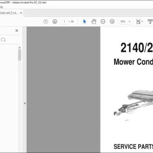 Gehl Mower Conditioners 2140 2170 SERVICE PARTS MANUAL(906305) - PDF DOWNLOAD