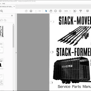 Gehl Stack-Mower SF1000  SF1200  SM1000  SM1200 Service And Parts Manual(901440) - PDF DOWNLOAD