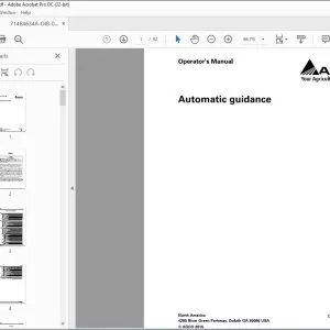 Gleaner EU Automatic Guidance Operator's Manual 71484634A - PDF DOWNLOAD