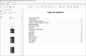 Gleaner EU R65 R75 Rotary Combine Service Manual 79028577A - PDF DOWNLOAD