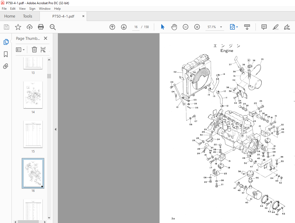 Hitachi Hydraulic Excavator UH09-2 Parts List Manual(P750-4-1) - PDF ...