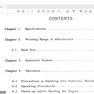 Hitachi Hydraulic excavator UH06-2 Operating And Service Manual(EM-160-2) - PDF DOWNLOAD