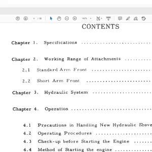 Hitachi Hydraulic excavator UH06DT Operating And Service Manual P161-2  - PDF DOWNLOAD