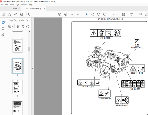 ISEKI Ride-on Bush Cutter SRA800 Operation Manual - PDF DOWNLOAD ...