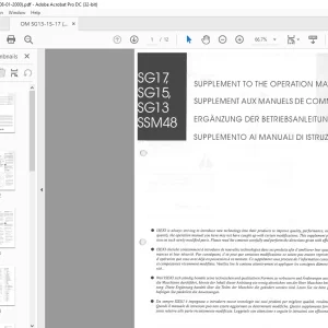 Iseki SG17 SG15 SG13 SSM48 (Supplement) Operation Manual - PDF DOWNLOAD