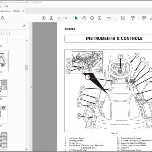 Iseki Tractor TXGS24 Operation Manual - PDF DOWNLOAD