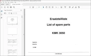 Krupp Crane KMK 3050 Spare Parts Manual 2 305 806 EN_DE - PDF DOWNLOAD