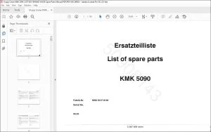 Krupp Crane KMK 5090 Spare Parts Manual 2 287 929 EN_DE - PDF DOWNLOAD