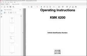 Krupp Crane KMK 6200 Operating Instructions Manual 2085524 - PDF DOWNLOAD