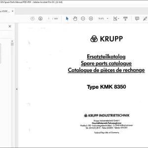 Krupp Crane KMK 8350 Spare Parts Manual EN_DE - PDF DOWNLOAD