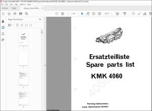 Krupp Crane КМК 4060 Spare Parts Manual EN_DE - PDF DOWNLOAD