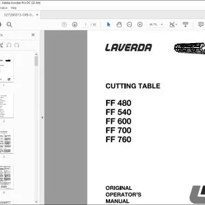 Laverda EU Harvesting FF 480 FF 540 FF 600 FF 700 FF 760 Operator's Manual - PDF DOWNLOAD