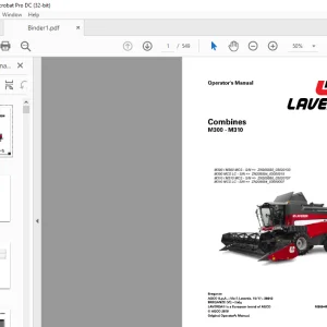Laverda EU Harvesting M300 M300 MCS M300 MCS LC M310 M310 MCS M310 MCS LC Combine Operator's Manual 327305018 - PDF DOWNLOAD