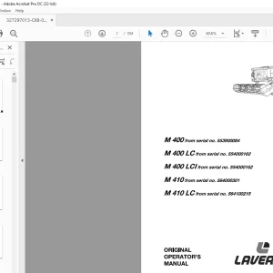 Laverda EU Harvesting M400 M400 LC M400 LCI M410 M410 LC Operator's Manual - PDF DOWNLOAD