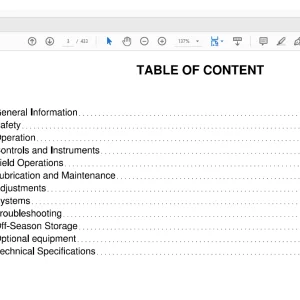 Laverda M200 Combine Harvester Operator's Manual 327431013 - PDF DOWNLOAD