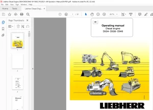 Liebherr D934 D936 D946 Diesel Engine Operating Manual - PDF DOWNLOAD