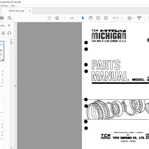 TCM 275BN Tractor Shovel Parts Manual 897A - PDF DOWNLOAD