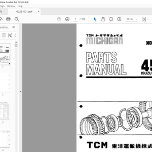 TCM 45B Isuzu Engine Parts Manual 622B - PDF DOWNLOAD