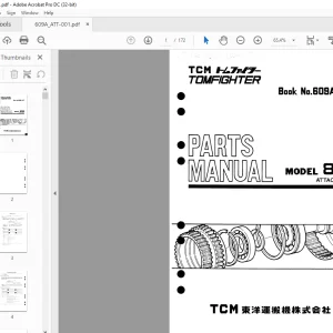 TCM 808 Tomfighter Parts Manual 609A ATT - PDF DOWNLOAD
