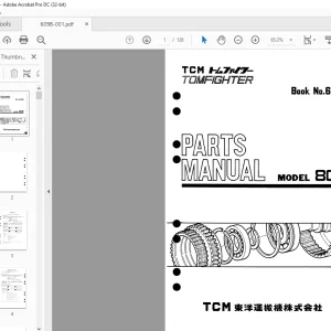 TCM 808 Tomfighter Parts Manual 609B - PDF DOWNLOAD