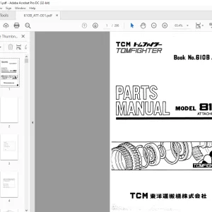 TCM 810 Tomfighter Parts Manual 610B ATT - PDF DOWNLOAD