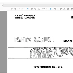 TCM 840 Wheel Loader Parts Manual 644C - PDF DOWNLOAD