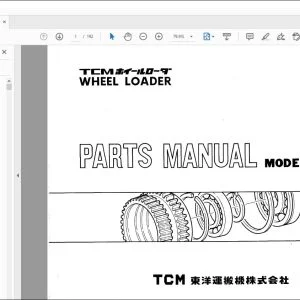 TCM 870 Wheel Loader Parts Manual 670B - PDF DOWNLOAD