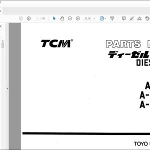 TCM A-6BG1QC A-6BG1TQC A-6BG1QC02 A-6BG1QC03 Diesel Engine Parts Manual PE-A-6BG1QCB - PDF DOWNLOAD