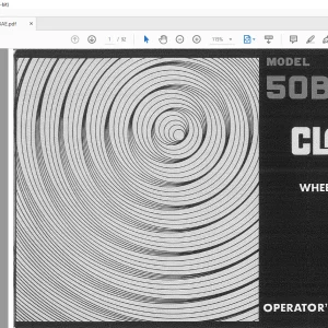 TCM Clark 50BZ3 Wheel Loader Operator's Manual S-823AE - PDF DOWNLOAD