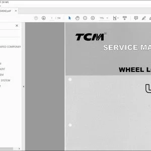 TCM L20 Wheel Loader Service Manual SEW-648AE - PDF DOWNLOAD