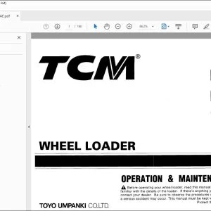 TCM L26 L32 L34 L39 Wheel Loader Operation & Maintenance Manual OW-675AE - PDF DOWNLOAD